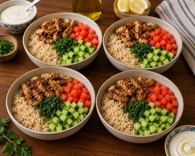 Assemble the bowls