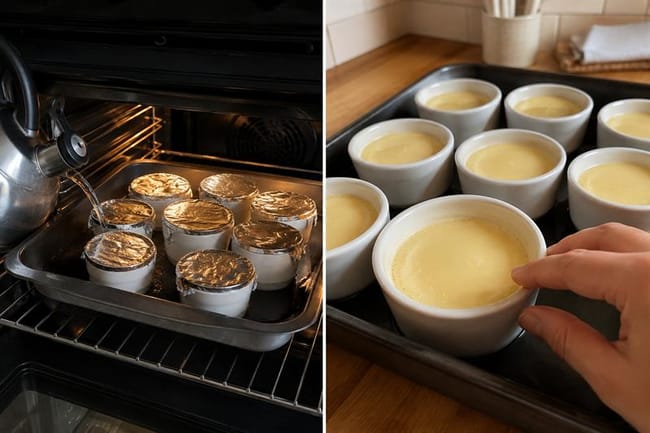 Bake Gently in the Water Bath