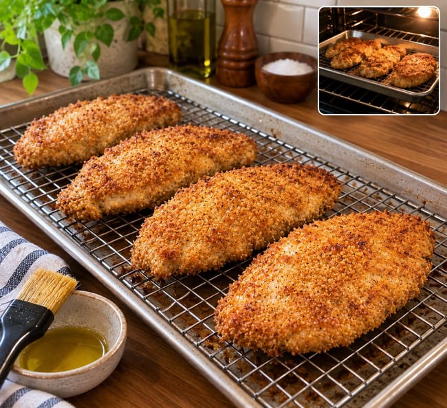 Bake the Chicken Katsu