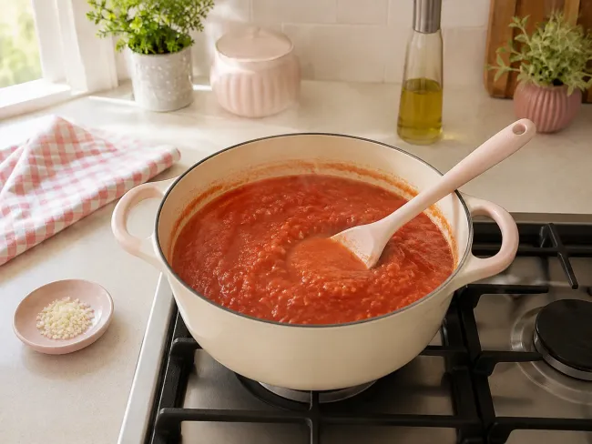 Make the Quick Tomato Sauce