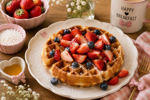 🧇 Balanced Belgian Protein Waffles