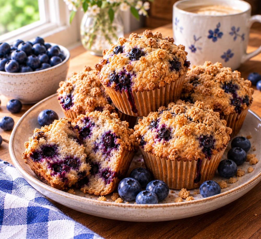 Balanced Blueberry Muffins