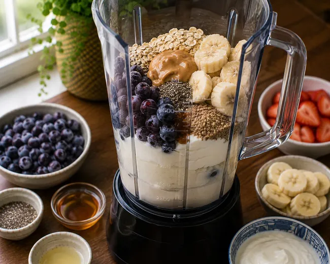 Build the Smoothie Bowl Base