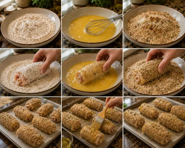 Prepare the Crispy Coating