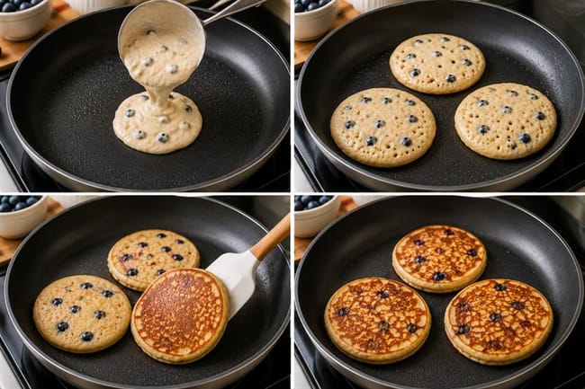Cook the pancakes