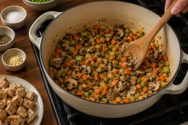 Build the Vegetable Base
