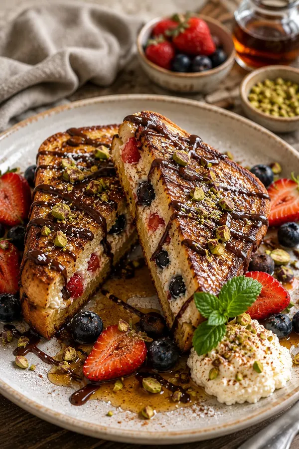 🍞 Protein & Fibre Stuffed French Toast