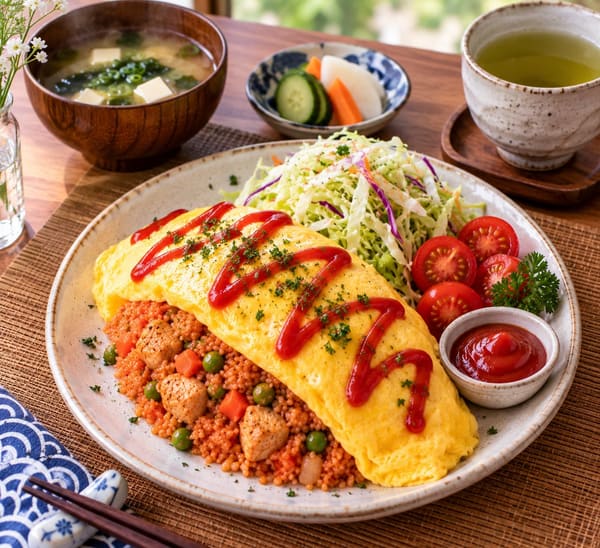🍱 Healthy Omurice