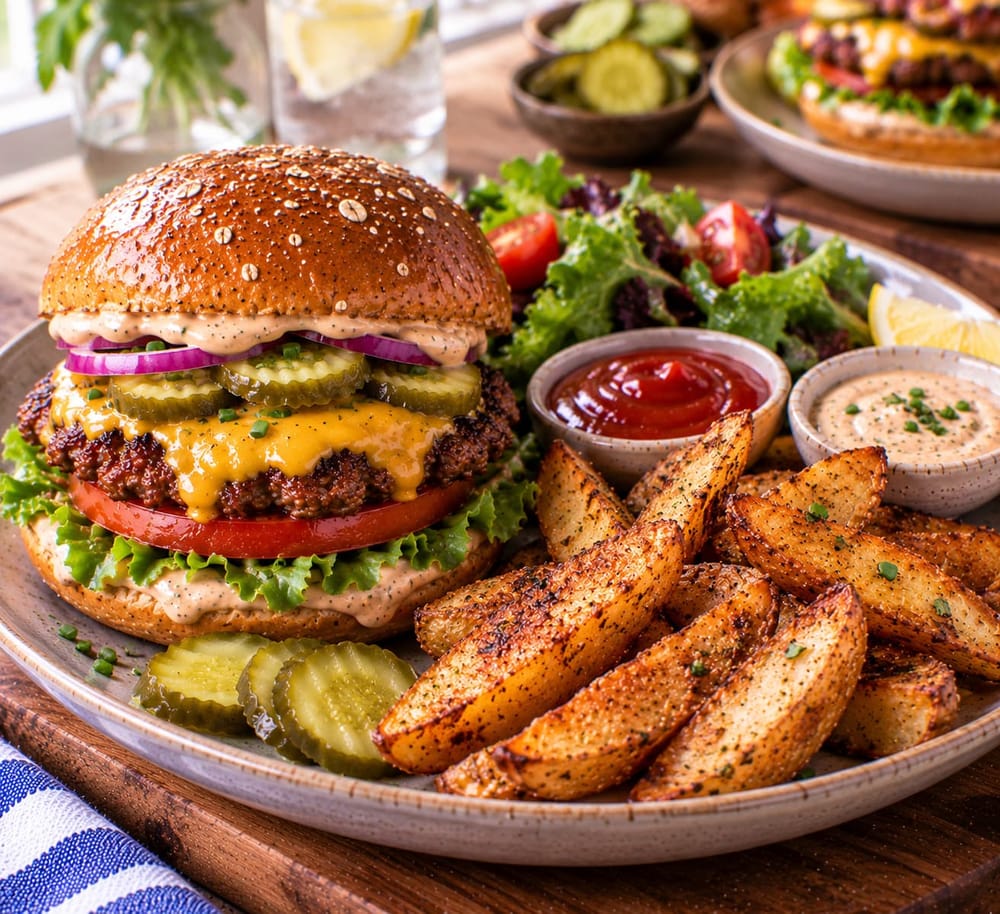Healthy Smash Burger
