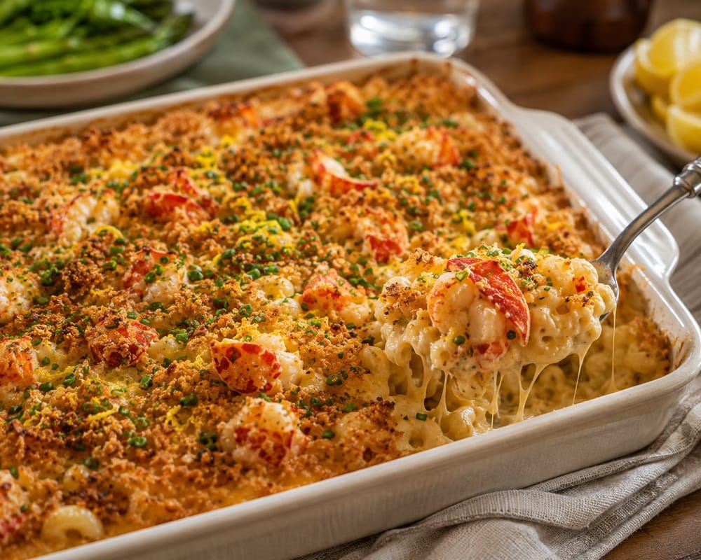 Protein-Rich Lobster Mac and Cheese