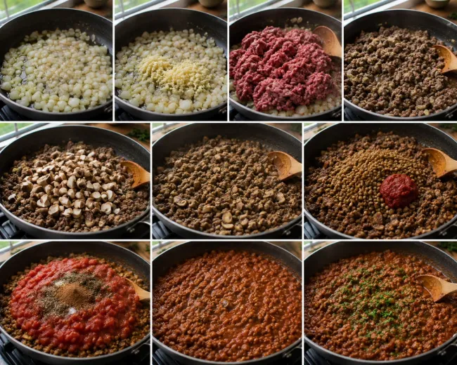 Prepare the Meat Sauce
