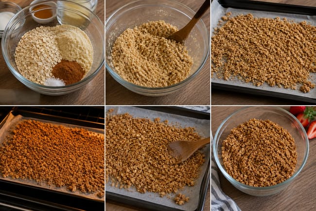Prepare the Oat Crumble