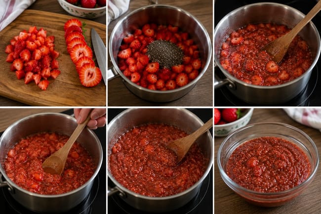 Prepare the Strawberry Topping