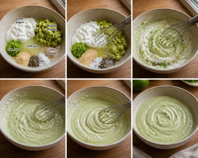 Prepare the Creamy Dressing