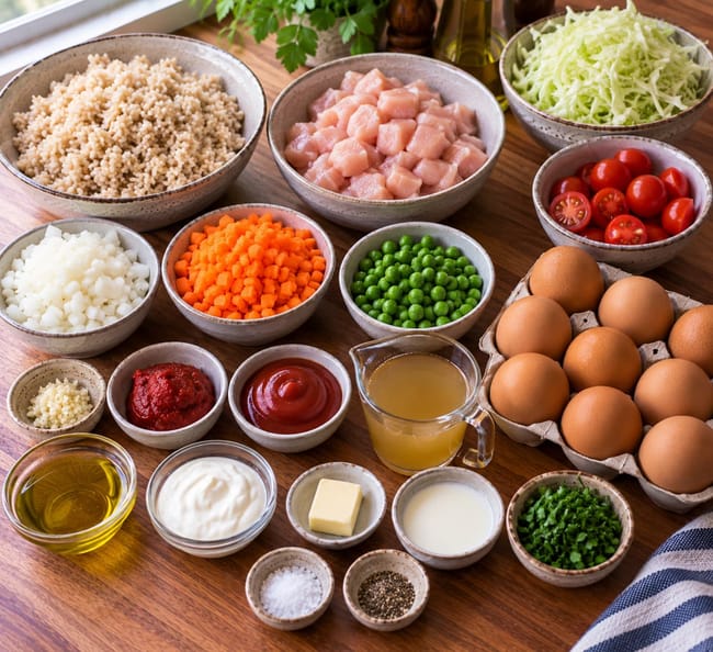 Préparer les ingrédients de la garniture