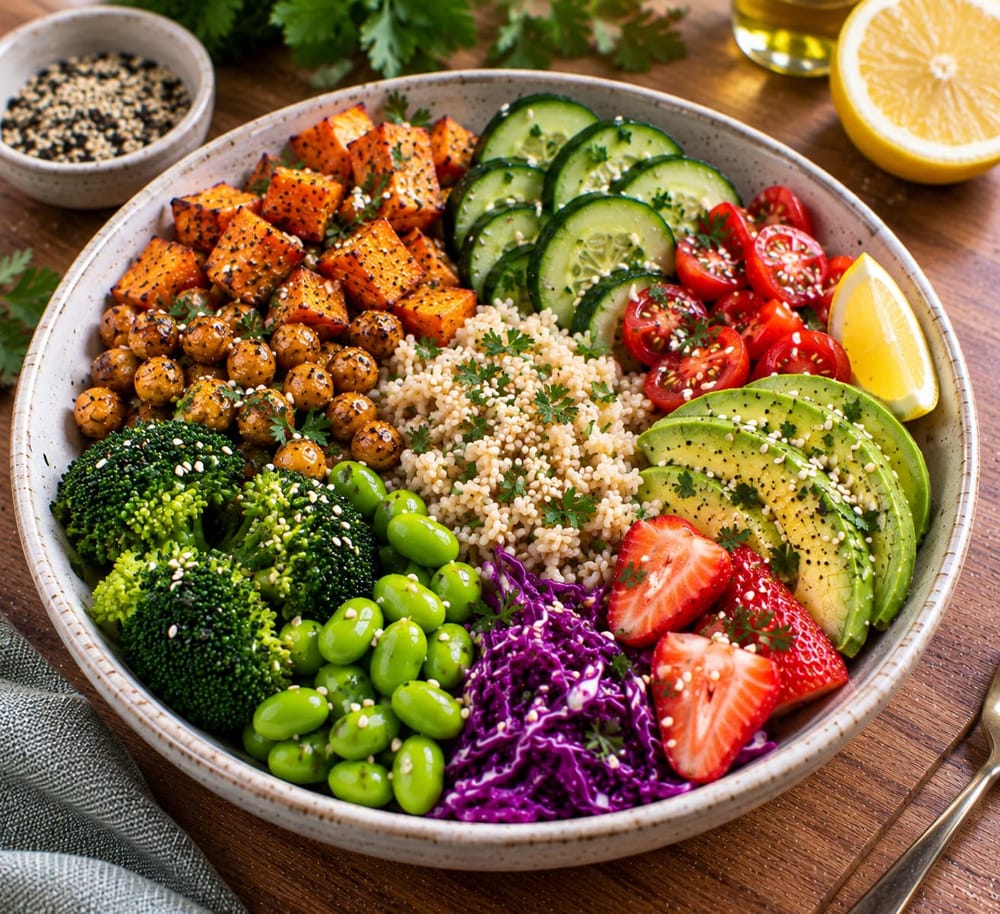 Rainbow Veggie Bento