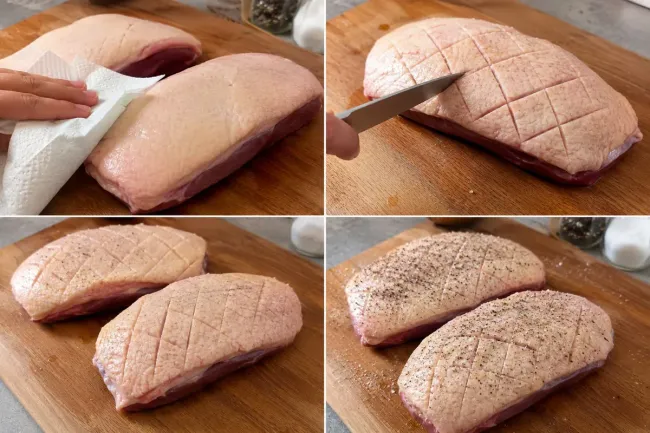 Score and Prepare the Duck
