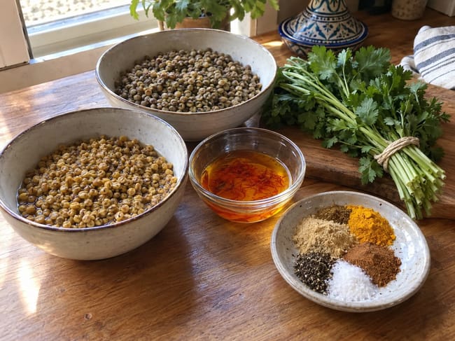 Soak, Rinse & Organise the Aromatics