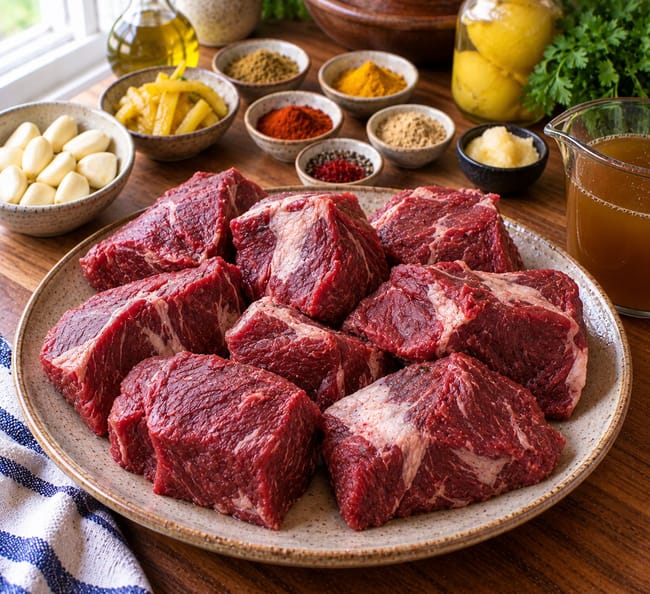 Trim, Portion & Dry the Beef