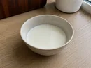 Warm whole milk